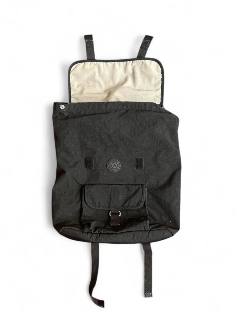 Kipling Black Men's Roll-Top Backpack